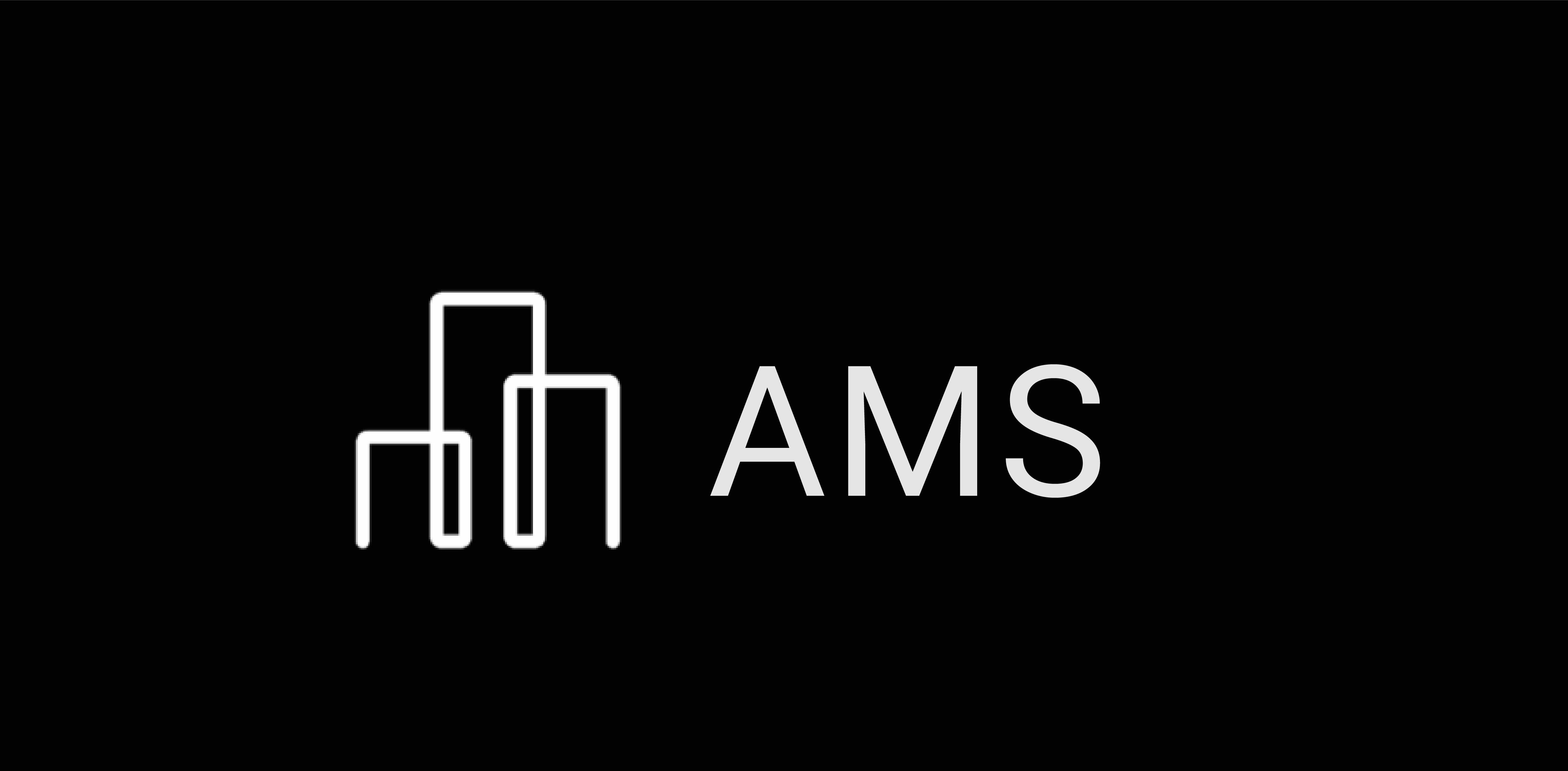 AMS Logo - AMS Logo Horizontal White Invert - Software Engineering Daily