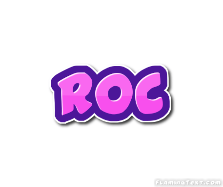 Roc Logo - Roc Logo | Free Name Design Tool from Flaming Text