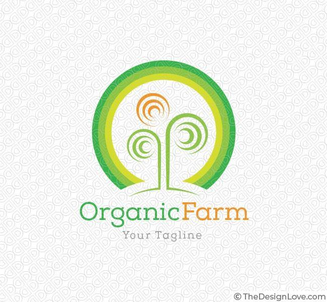 Farming Logo - Organic Farming Logo & Business Card Template