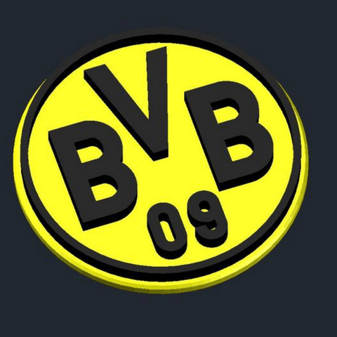 Dortmund Logo - Free STL Borussia Dortmund ・ Cults