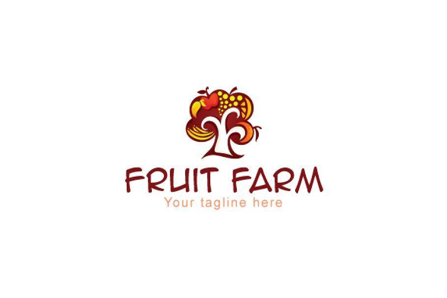 Farming Logo - Fruit Farm Farming Logo