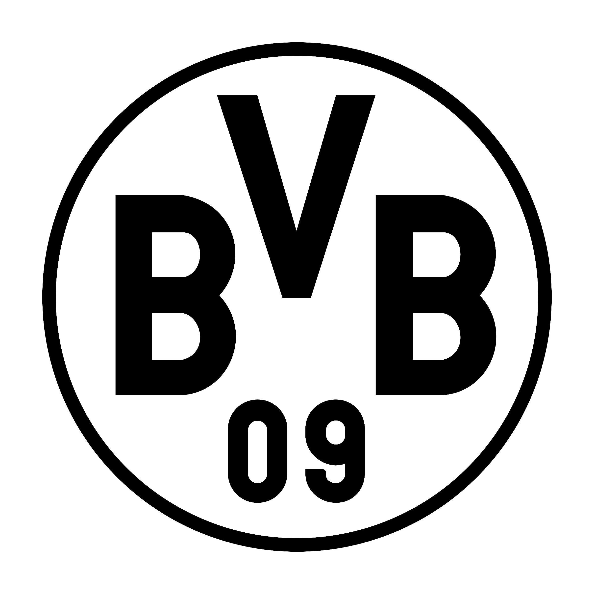 Dortmund Logo - BvB Logo PNG Transparent & SVG Vector - Freebie Supply