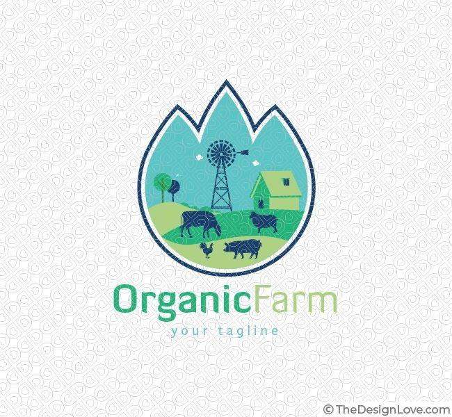 Farming Logo - Organic Farm Logo & Business Card Template