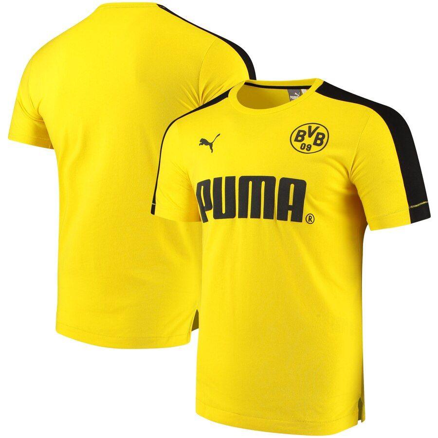 Dortmund Logo - Borussia Dortmund Puma Logo T Shirt