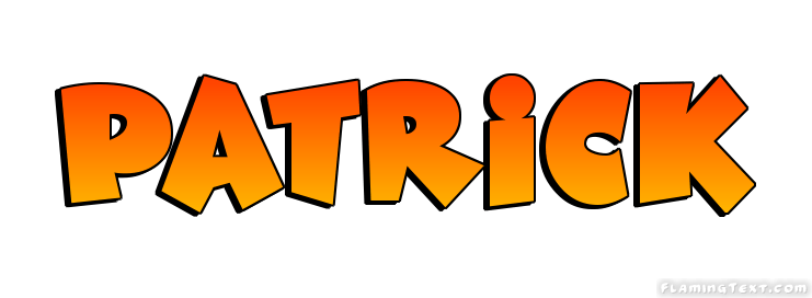 Patrick Logo - Patrick Logo. Free Name Design Tool from Flaming Text
