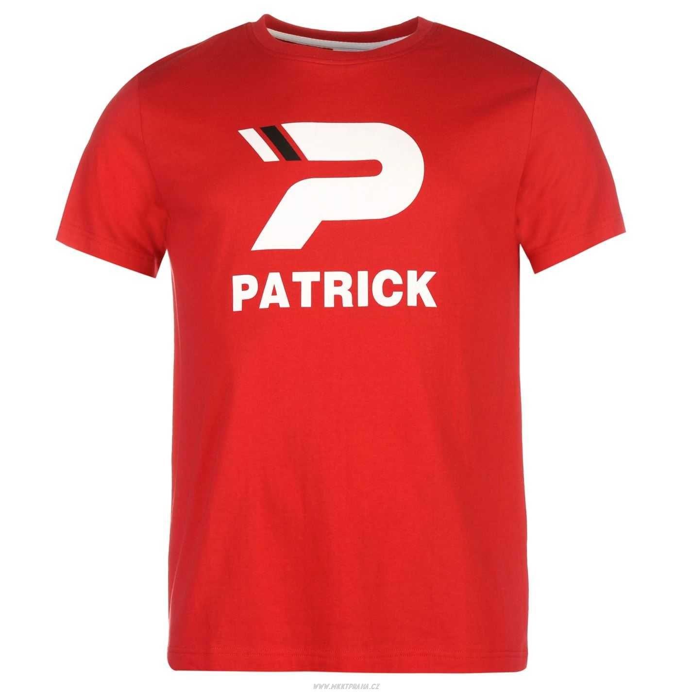 Patrick Logo - Trička Logo T Shirt Mens Red - český:GYW5R22FW25O