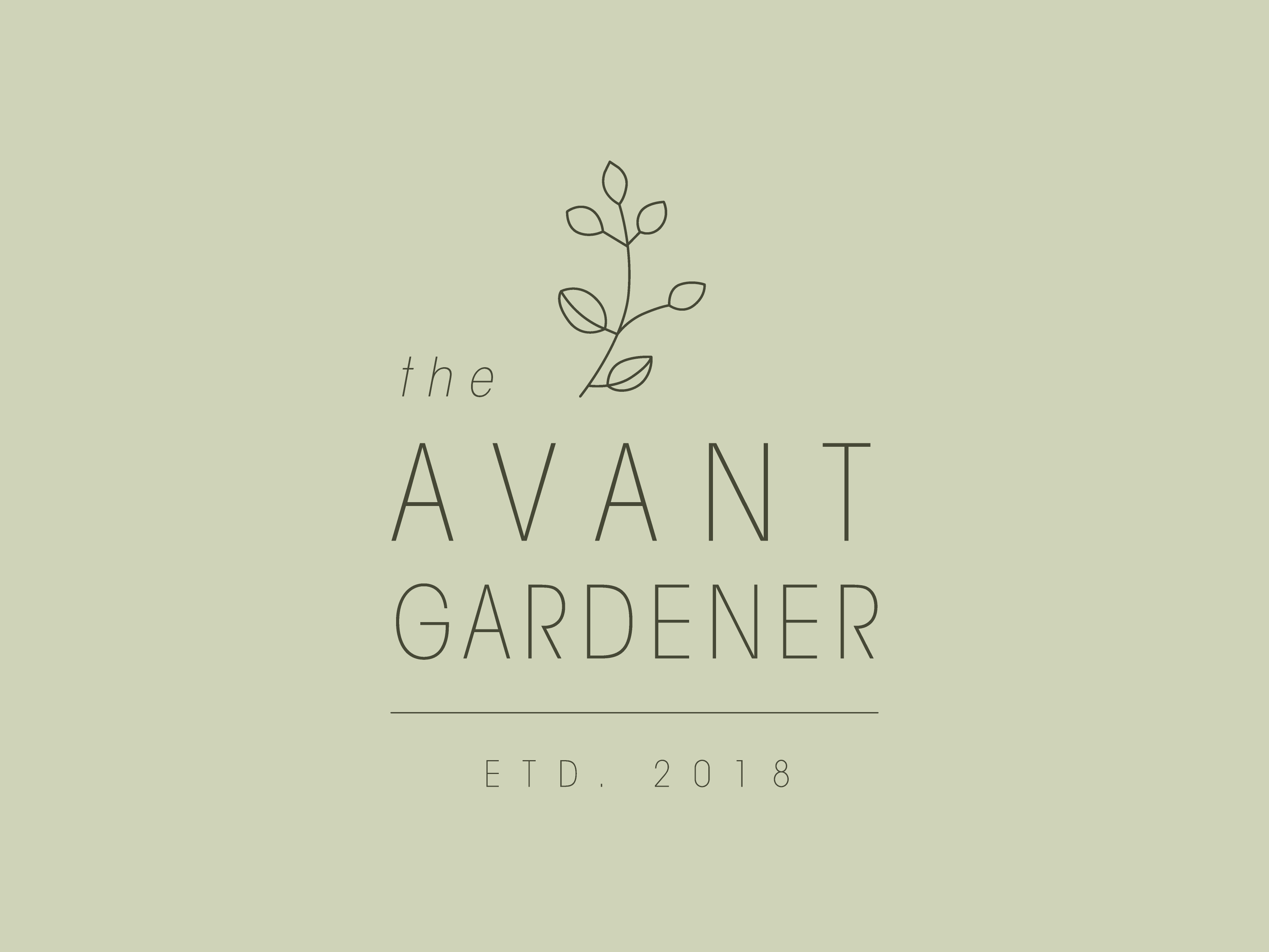 Gardener Logo - Avant Gardener Logo 2 by Sarah Otte on Dribbble