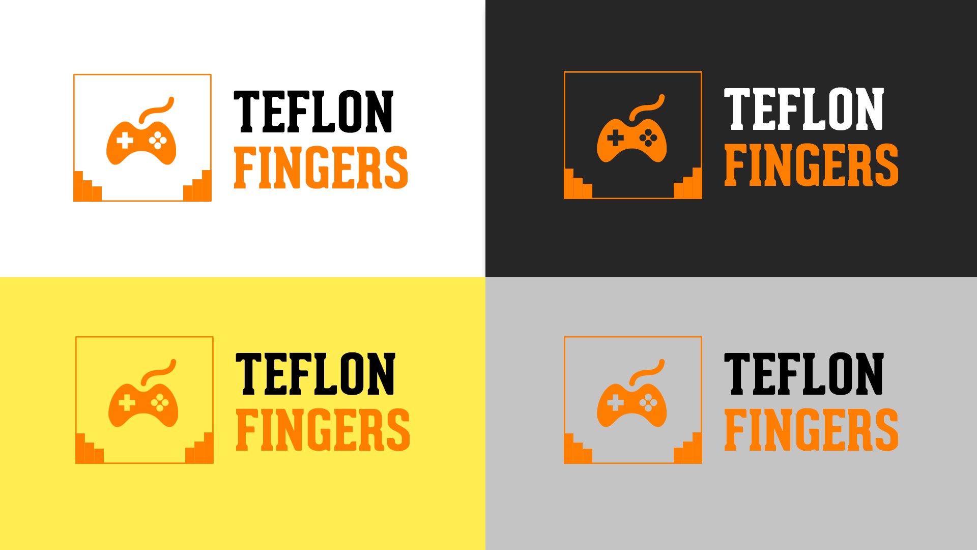 Teflon Logo - Teflon Fingers Logo Design Web Digital