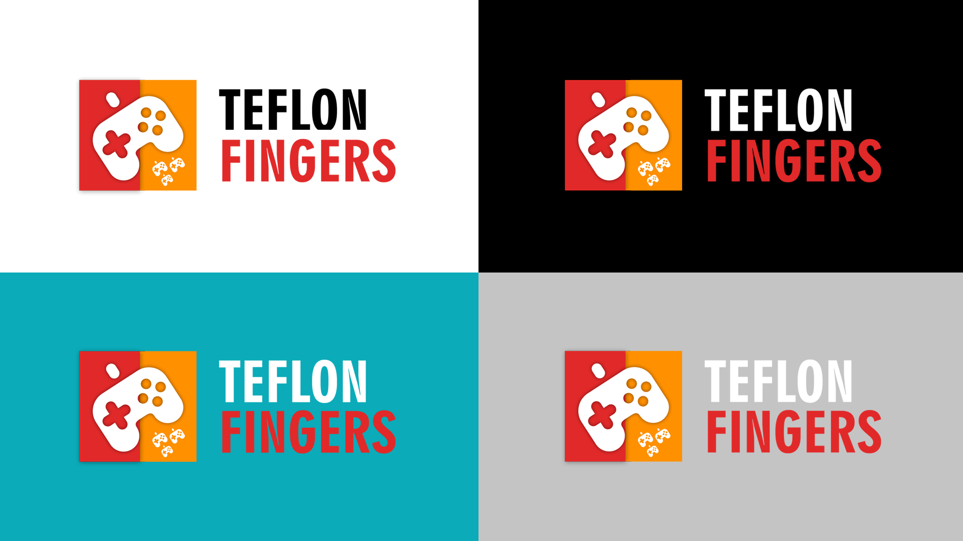 Teflon Logo - Teflon Fingers Logo Design Web Digital