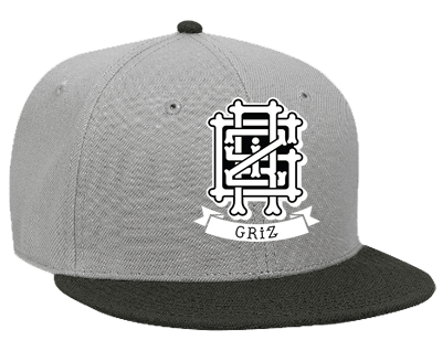 Griz Logo - griz logo - Snapback Flat Bill Hat - 125-978 - 125-9782024 - Custom Heat  Pressed