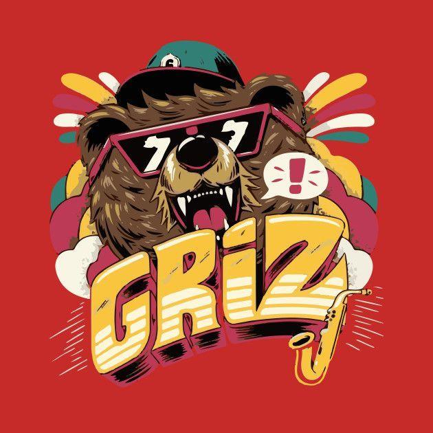 Griz Logo - griz, dj, bear, music, jazz, rave, party, logo, grant kwiecinski ...