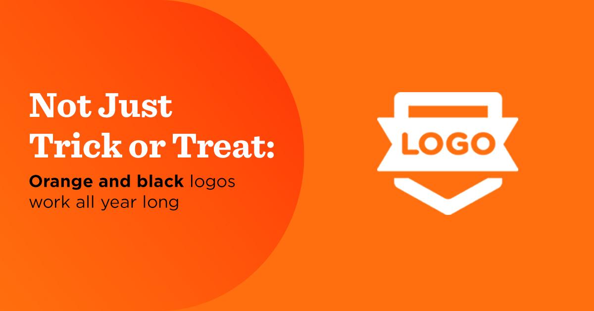Black and Orange Logo - Not just trick or treat: Orange & black logos for all year long