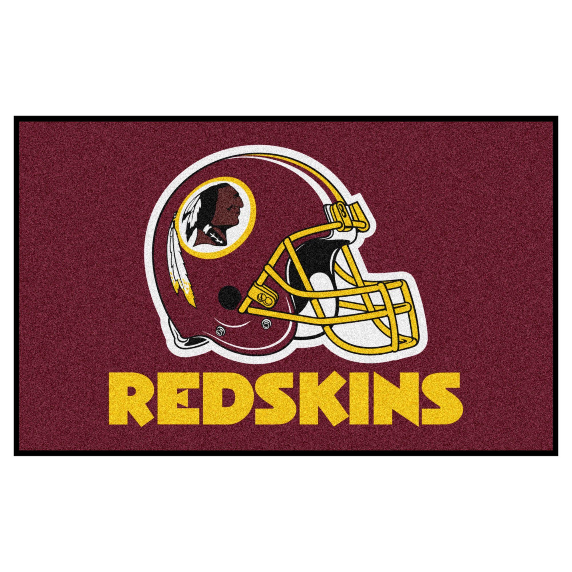 Redkins Logo - Washington Redskins Logo Doormat - Vinyl 18 x 30