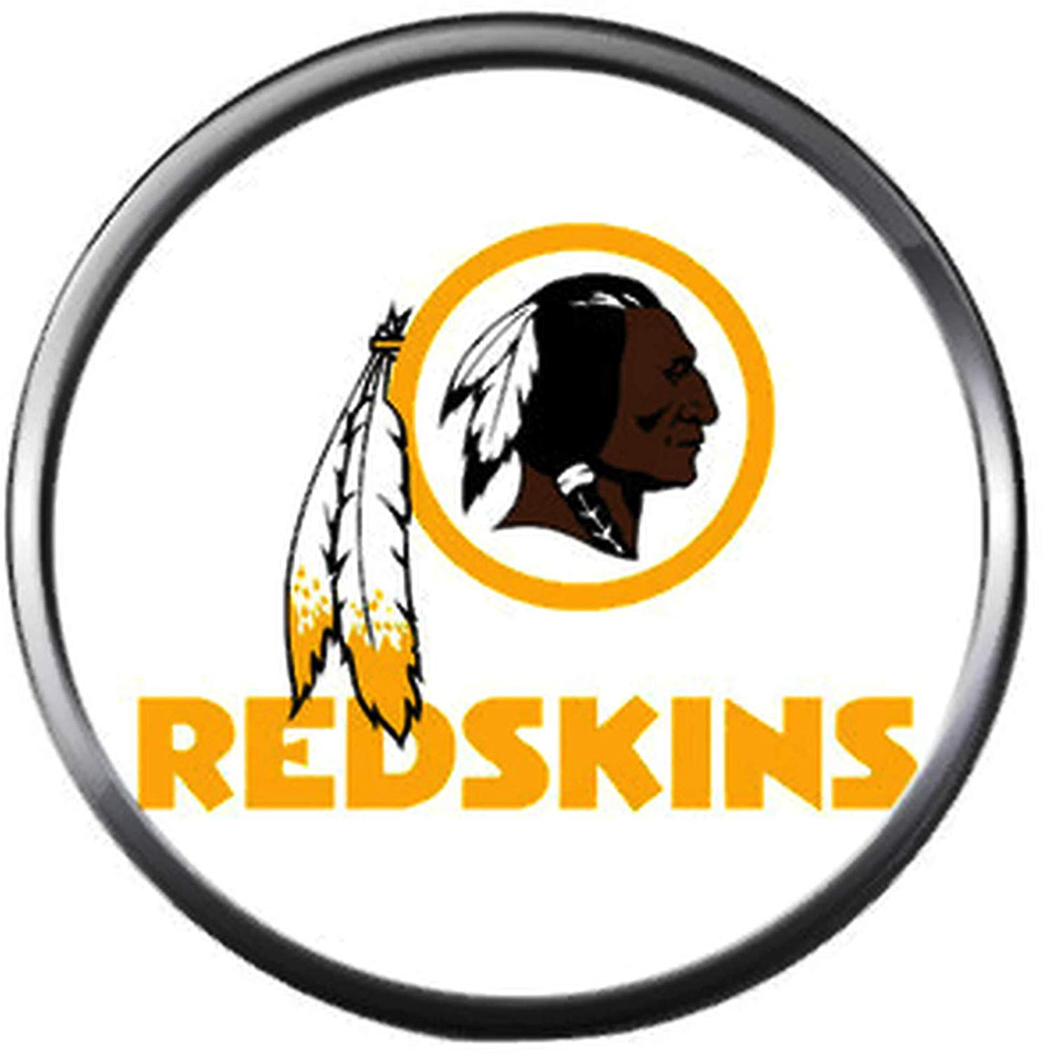 Redkins Logo - Amazon.com: NFL Washington Redskins Logo On White Skins Team Sports ...