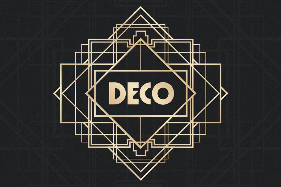 Deco Logo - Art Deco Badges