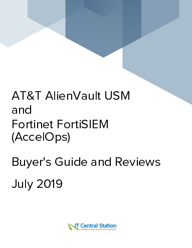 AccelOps Logo - AT&T AlienVault USM vs. Fortinet FortiSIEM (AccelOps) Comparison ...