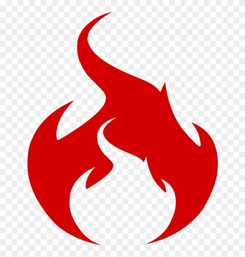 Red Flame Logo - Red Fire Flame Logo Transparent PNG Clipart Image Download
