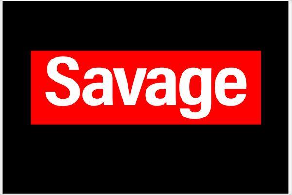 Savage Logo - Savage Logo Poster | TeeShirtPalace