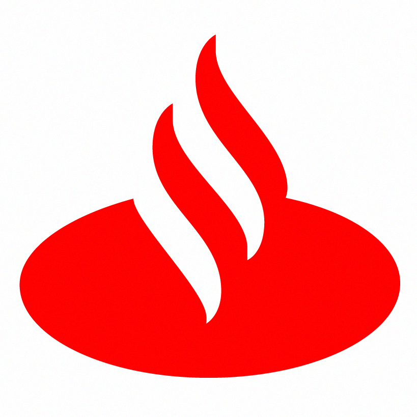 Red Flame Logo - Santander Logo, Santander Symbol, Meaning, History and Evolution
