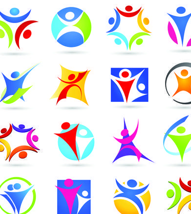 Icon Logo - Sport elements logo and icon vector 04 free download