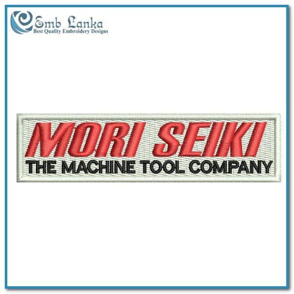 Mori-Seiki Logo - Mori Seiki Logo 2 Embroidery Design | Emblanka.com