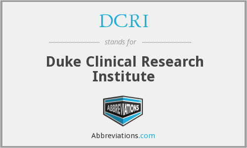 Dcri Logo - DCRI - Duke Clinical Research Institute