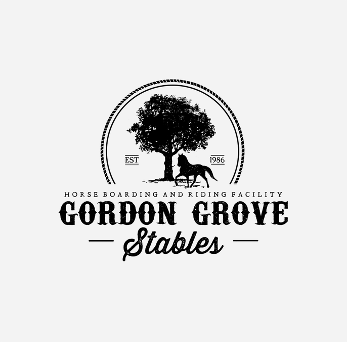 Stable Logo - Create a rustic chic logo for a riding stable by Mdna. Logo Design