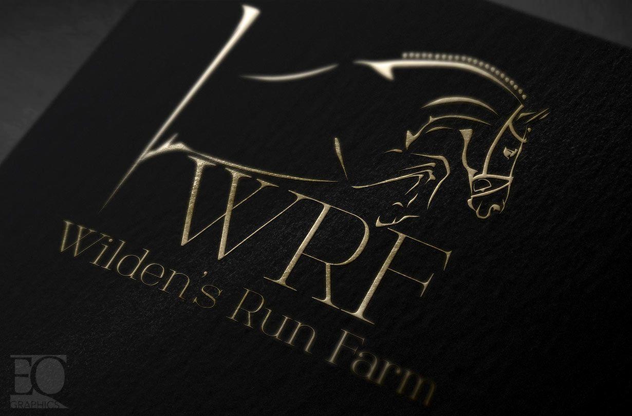 Stable Logo - Wilden's Run Farm Hunter Jumper Show Jumping Logo