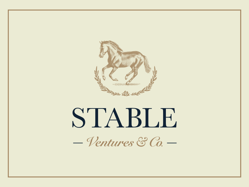 Stable Logo - Stable Ventures Logo by Anthony Ferrara on Dribbble