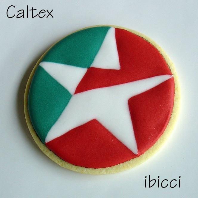 Caltex Logo - Single Caltex logo cookie | Cookie Connection