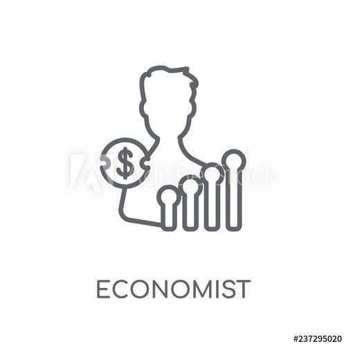 Economist Logo - Economist linear icon. Modern outline Economist logo concept