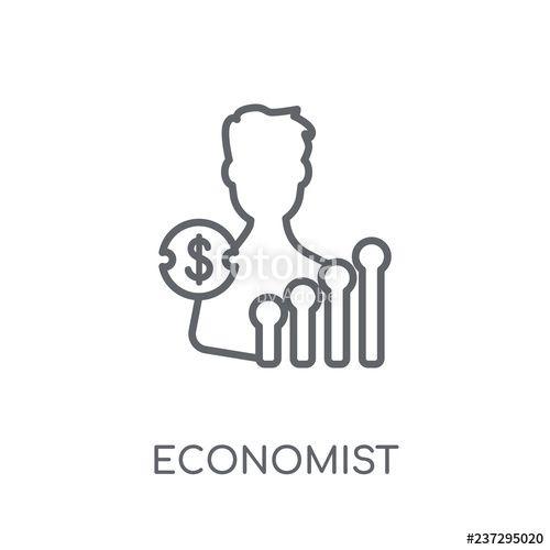Economist Logo - Economist linear icon. Modern outline Economist logo concept on ...