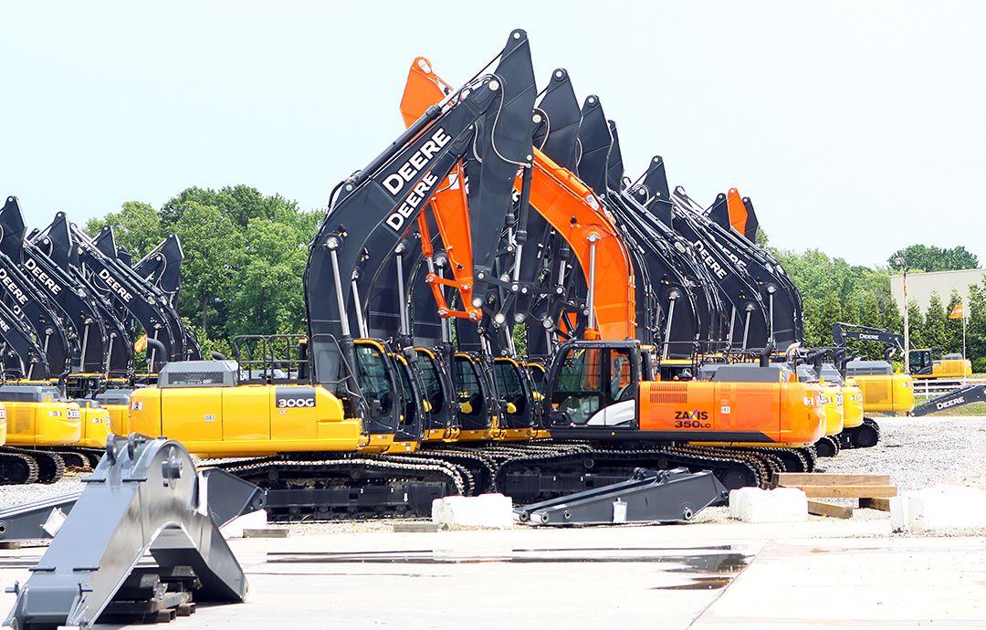 Deere-Hitachi Logo - Here's how John Deere and Hitachi partnered on excavator production