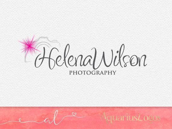 Starburts Logo - Photography logo logo design and watermark logo and flash logo starburst logo Photohop PSD template