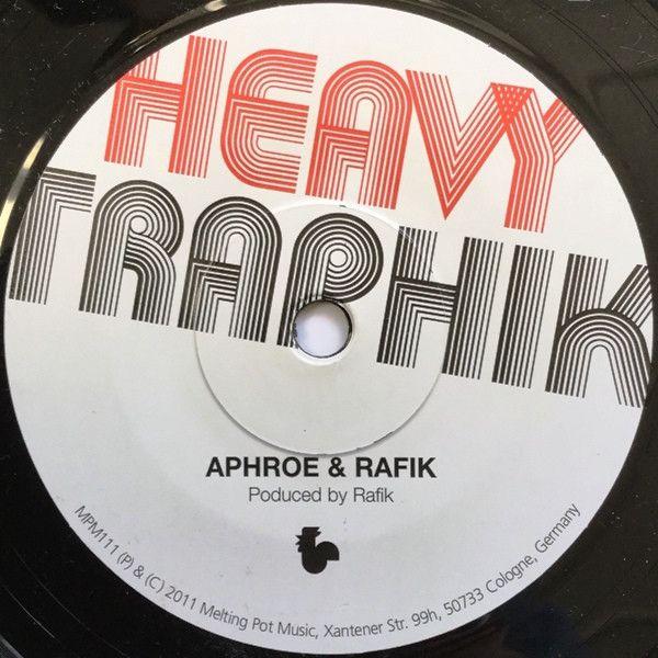 Traphik Logo - Aphroe & DJ Rafik - Heavy Traphik / The Cities | Discogs