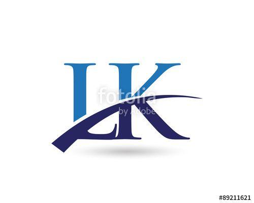 Lk Logo - LK Logo Letter Swoosh