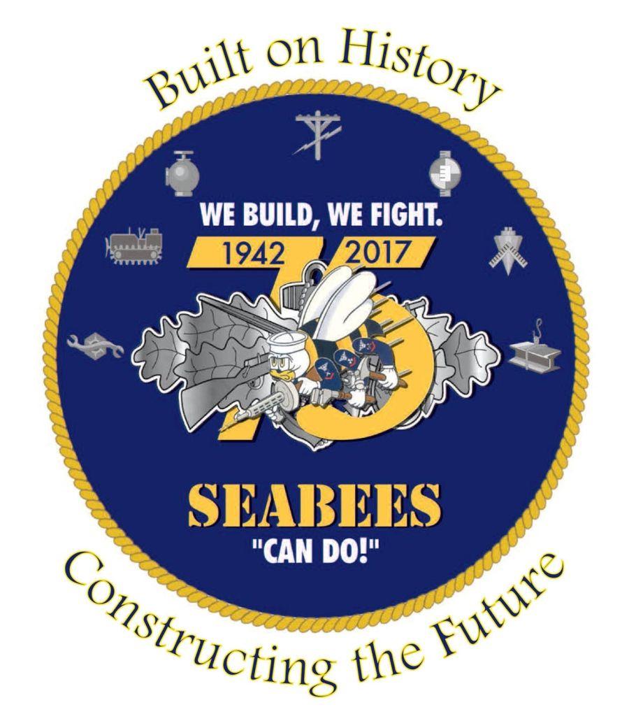 Seabee Logo - Seabees get updated logo, theme for 75th anniversary - News - Stripes