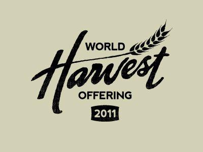 Harvest Logo - World Harvest Offering Logo by Ben Stafford on Dribbble