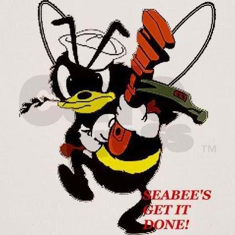 Seabee Logo - SEABEES logo designed by Walt Disney in 1943 for U.S. Navy ...