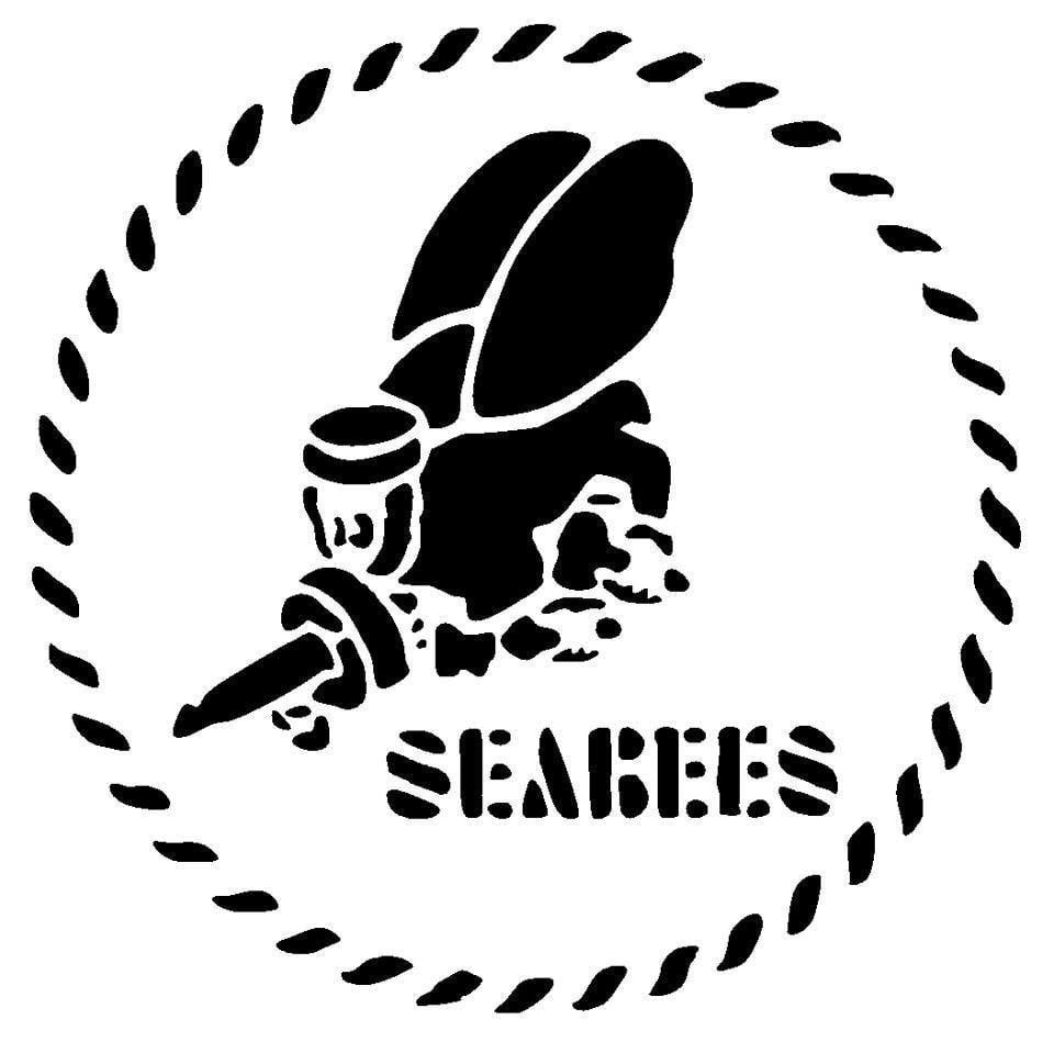 Seabee Logo - Seabee Stencil | Seabees Can Do! | Stencils, Navy wife, Military history