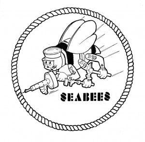 Seabee Logo - Naval History Blog » Blog Archive » SeaBees Name and Insignia ...