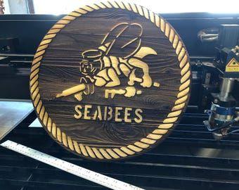 Seabee Logo - Seabees logo | Etsy