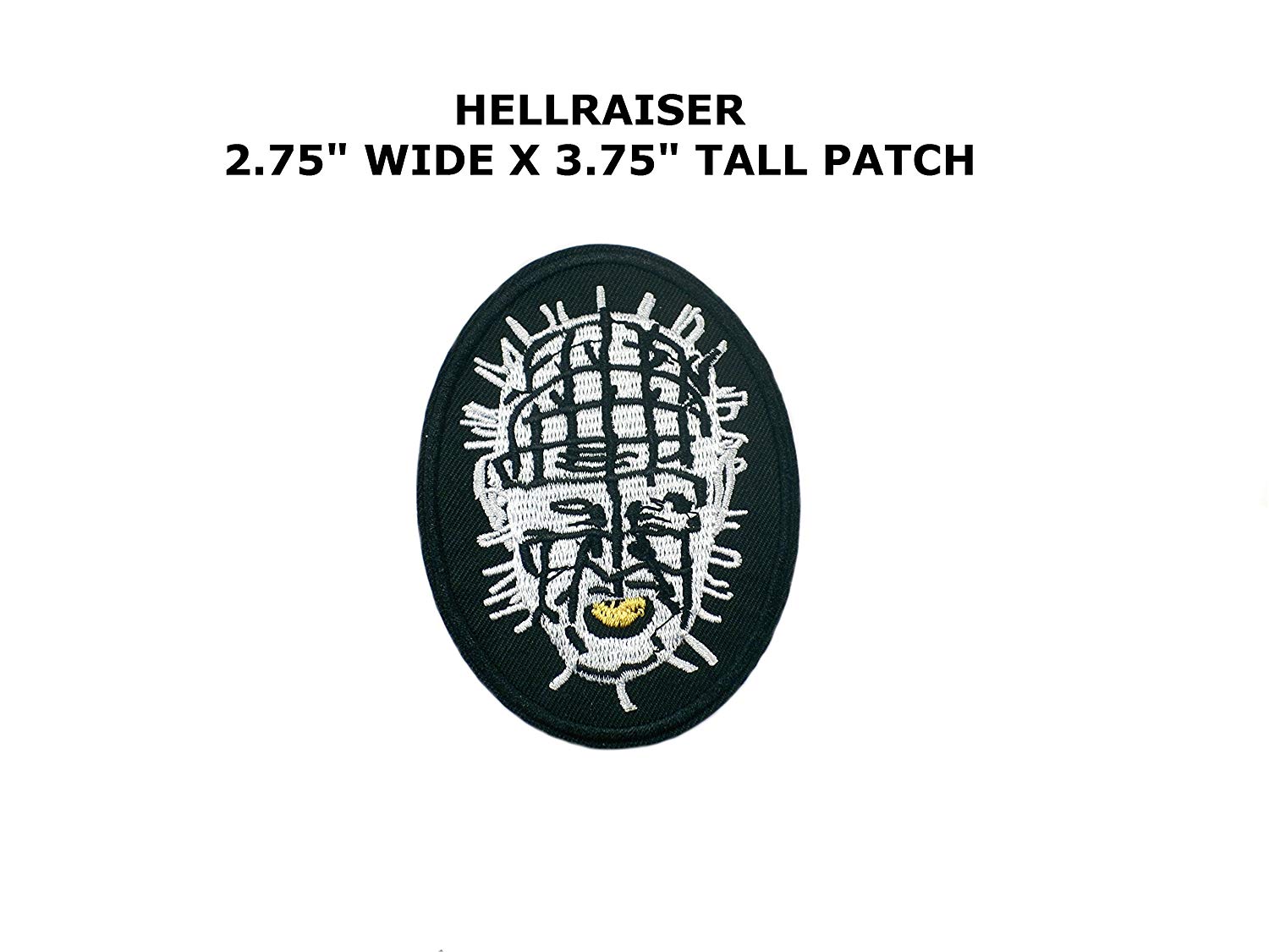 Hellraiser Logo - Hellraiser Horror Embroidered Iron Sew On Comics Cartoon