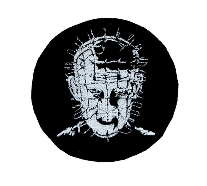 Hellraiser Logo - Hellraiser Pinhead Patch Iron on Applique Occult Clothing Horror Movie  Clive Barker