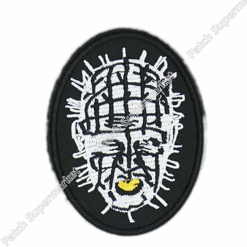 Hellraiser Logo - Detail Feedback Questions about 3.75 Hellraiser Pinhead Embroidered