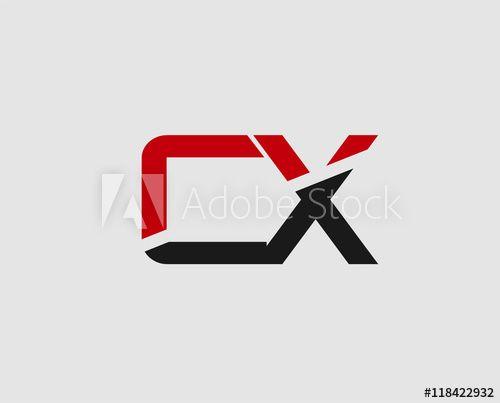 CX Logo - Abstract letter CX logo design template. Vector letter logo - Buy ...