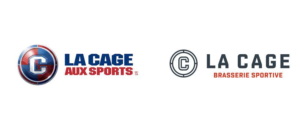 Cage Logo - Brand New: New Logo and Identity for La Cage Brasserie Sportive by ...