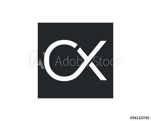 CX Logo - CX logo this stock vector and explore similar vectors at Adobe
