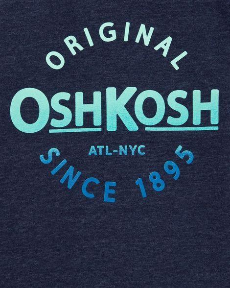 Oshkosh Logo - Blue Ombre Logo Tee