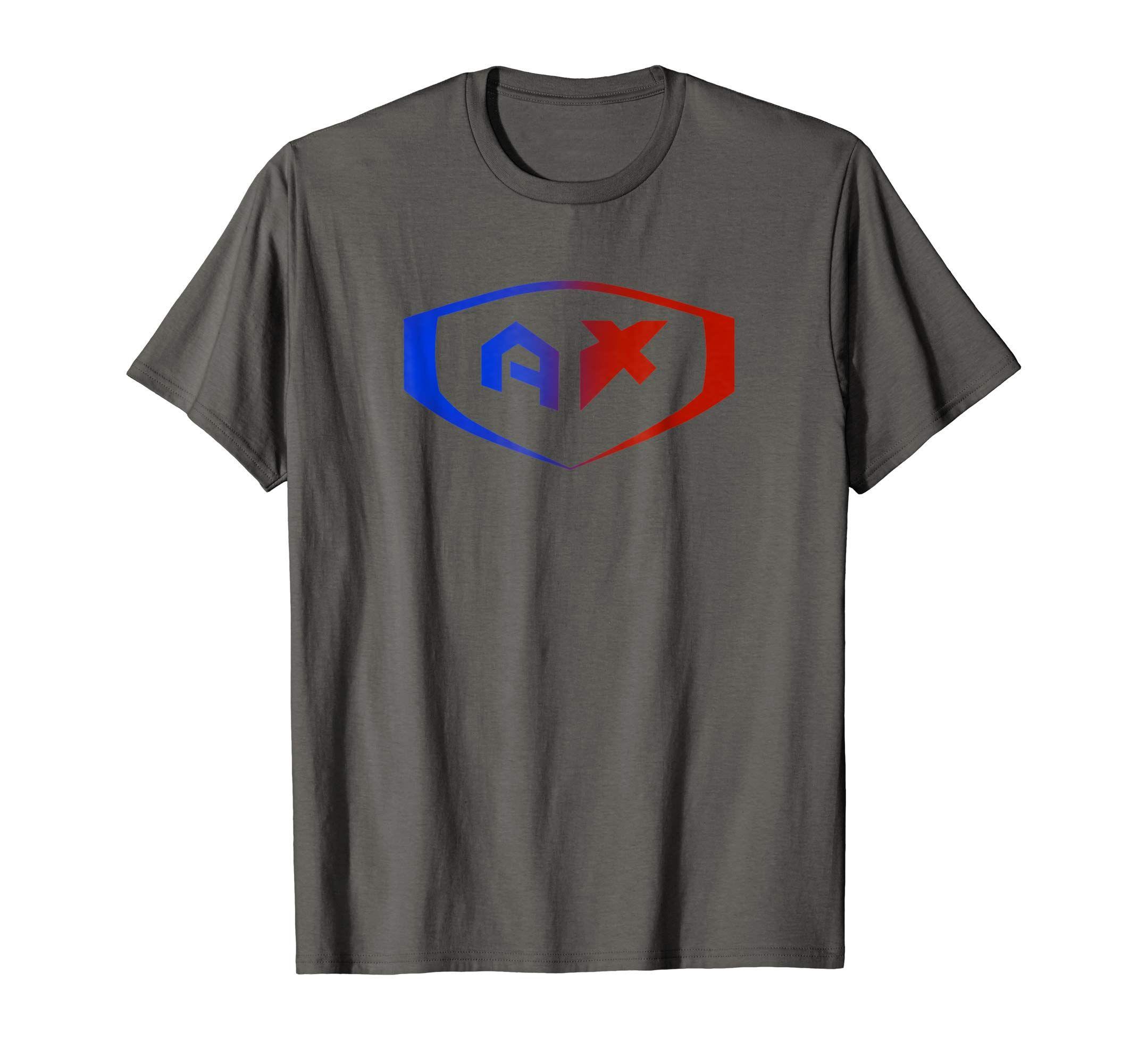 Crossfade Logo - Amazon.com: Mens Men's ANDUOREX Large Red & Blue Crossfade Logo T ...